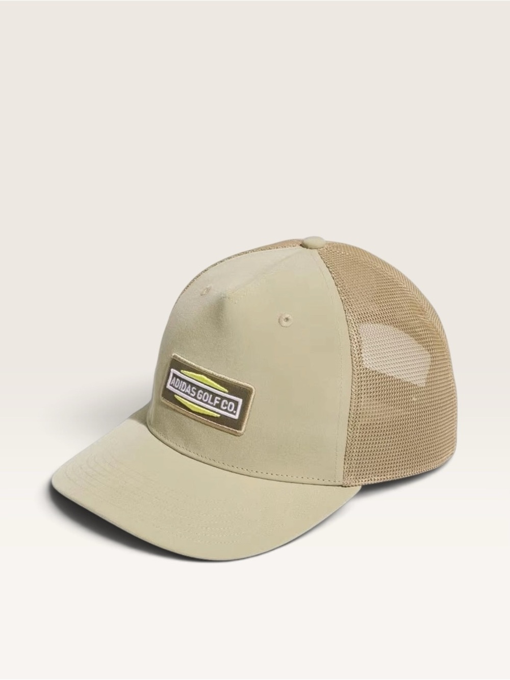 adidas Golf Company Five-Panel Trucker Hat Hemp Beige NWT